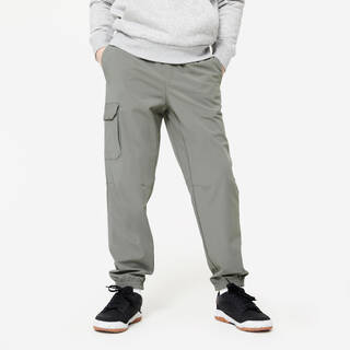 Kid's Cargo Gym Trackpants, Joggers - Green