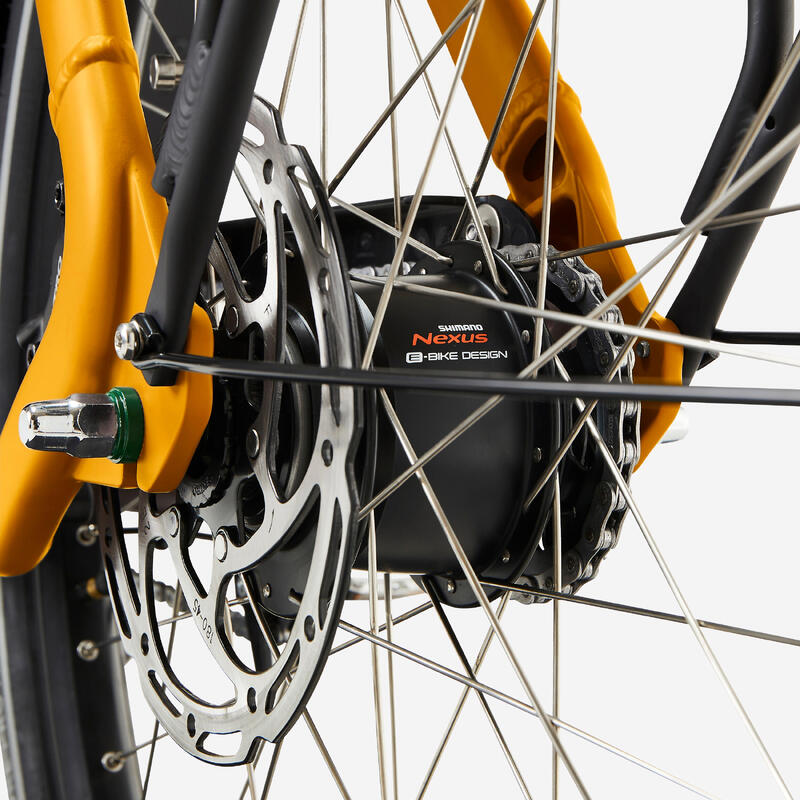 Bicicletă cargo electrică Family F900E galben