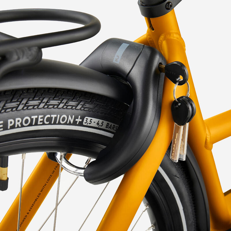 Bicicletă cargo electrică Family F900E galben
