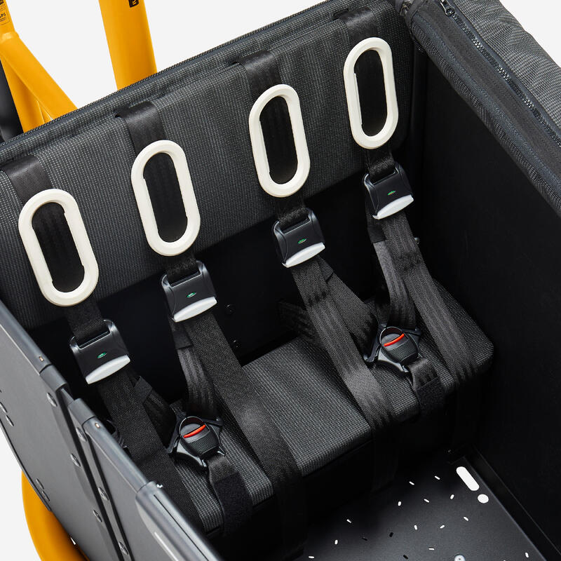 Bicicletă cargo electrică Family F900E galben