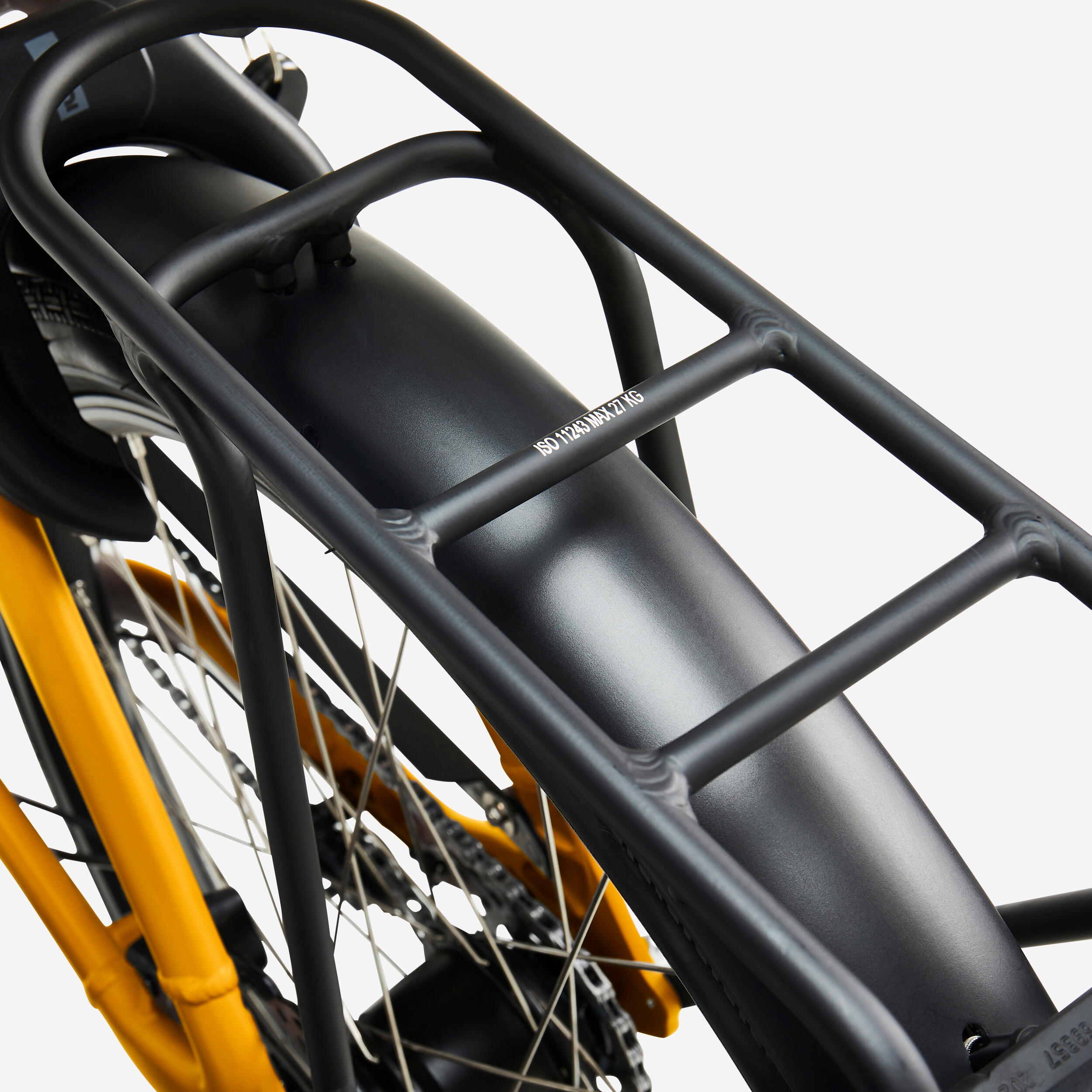 Bici cargo bike elettrica a pedalata assistita F 900E gialla 12/18