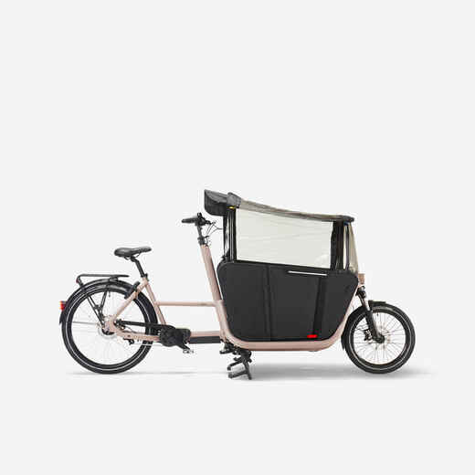 Electric Family Cargo Bike F900E Yellow Decathlon