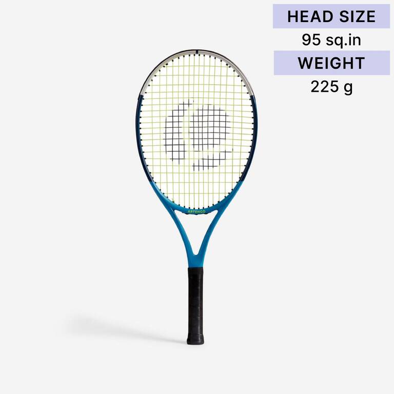 Kids Graphite Tennis Racket 25 Inches 225 g- TR530 Blue/Black