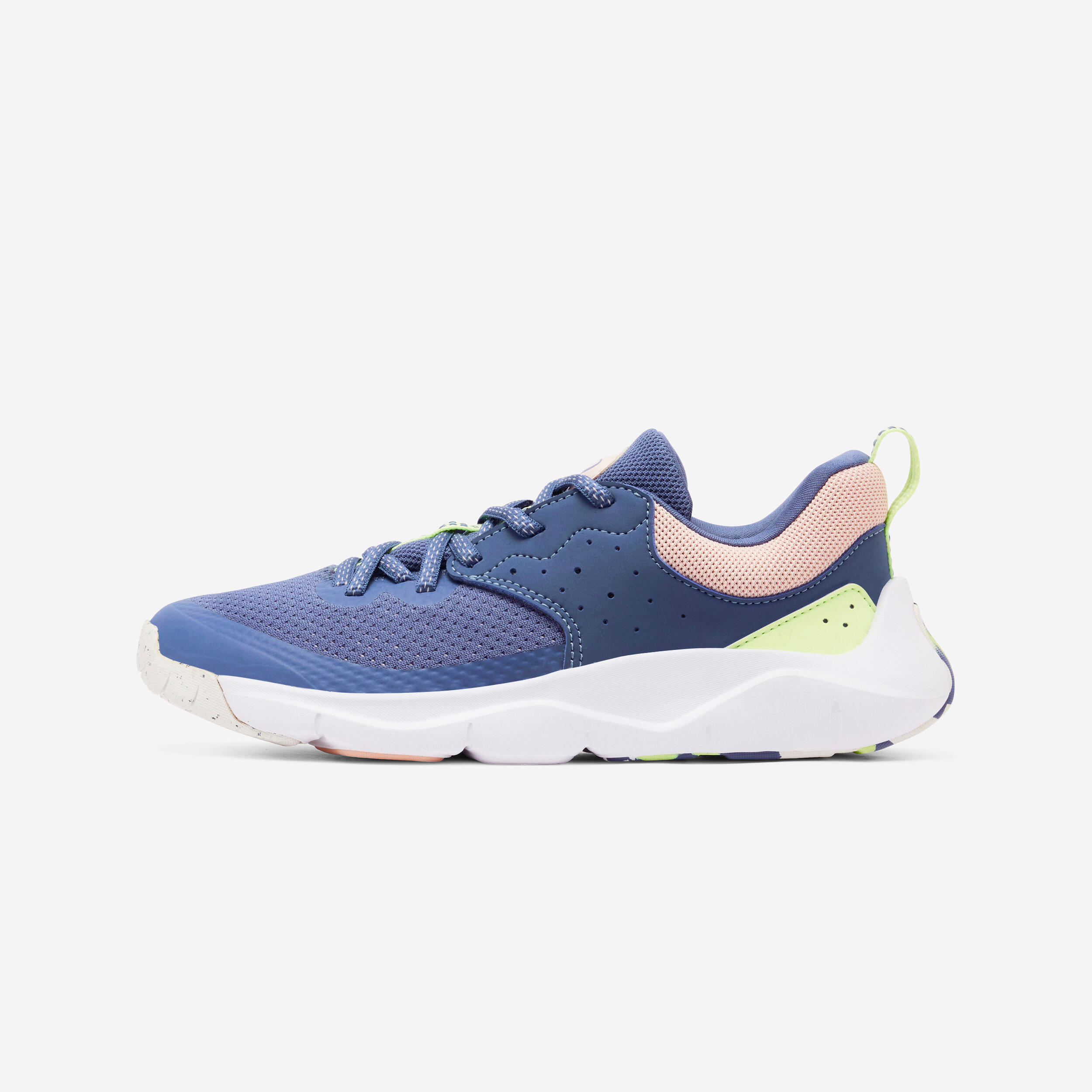 DECATHLON Lichte multisportschoenen met veters voor kinderen Playful Fast