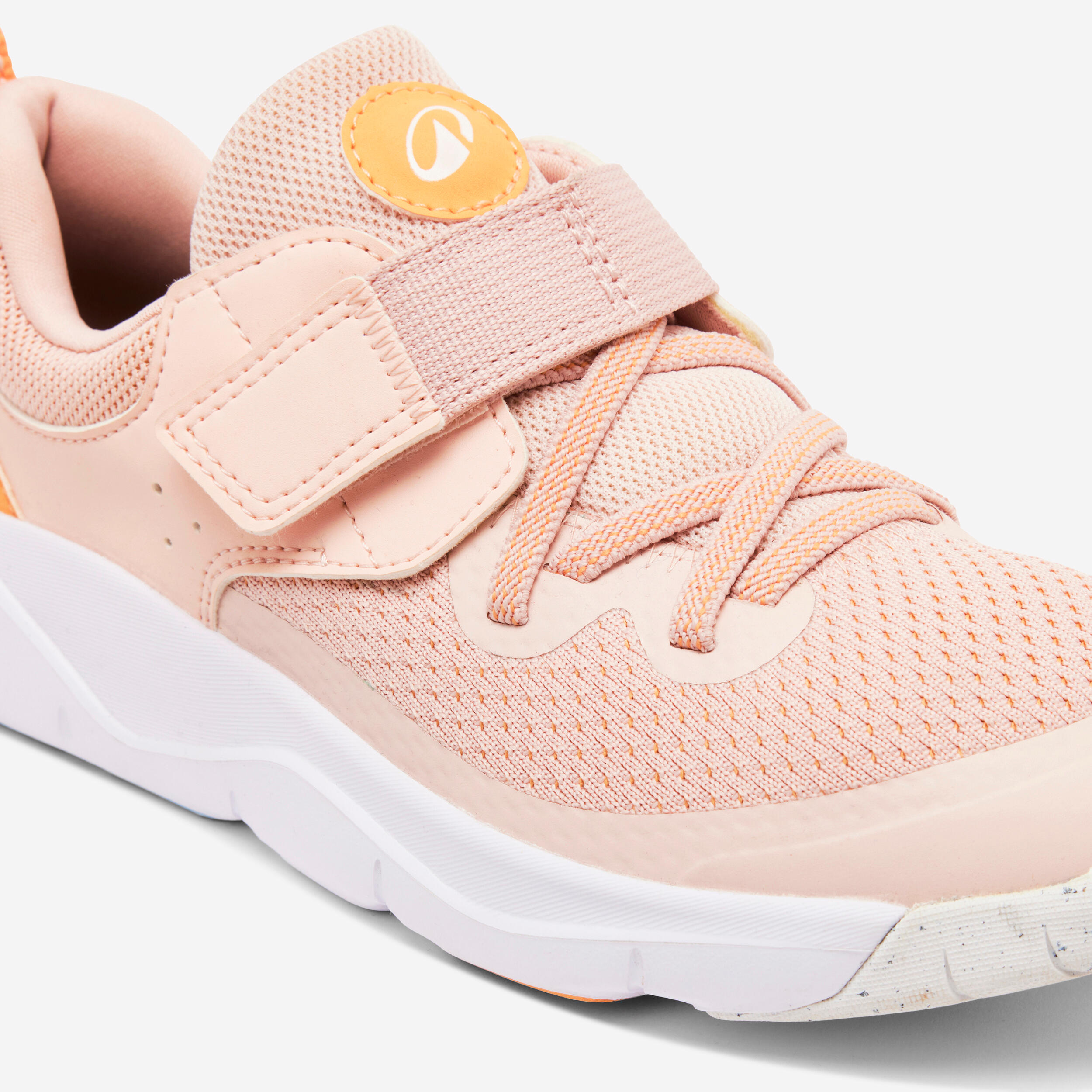 Lichte kindersneakers met klittenband en elastische veters Playful Fast 3/6