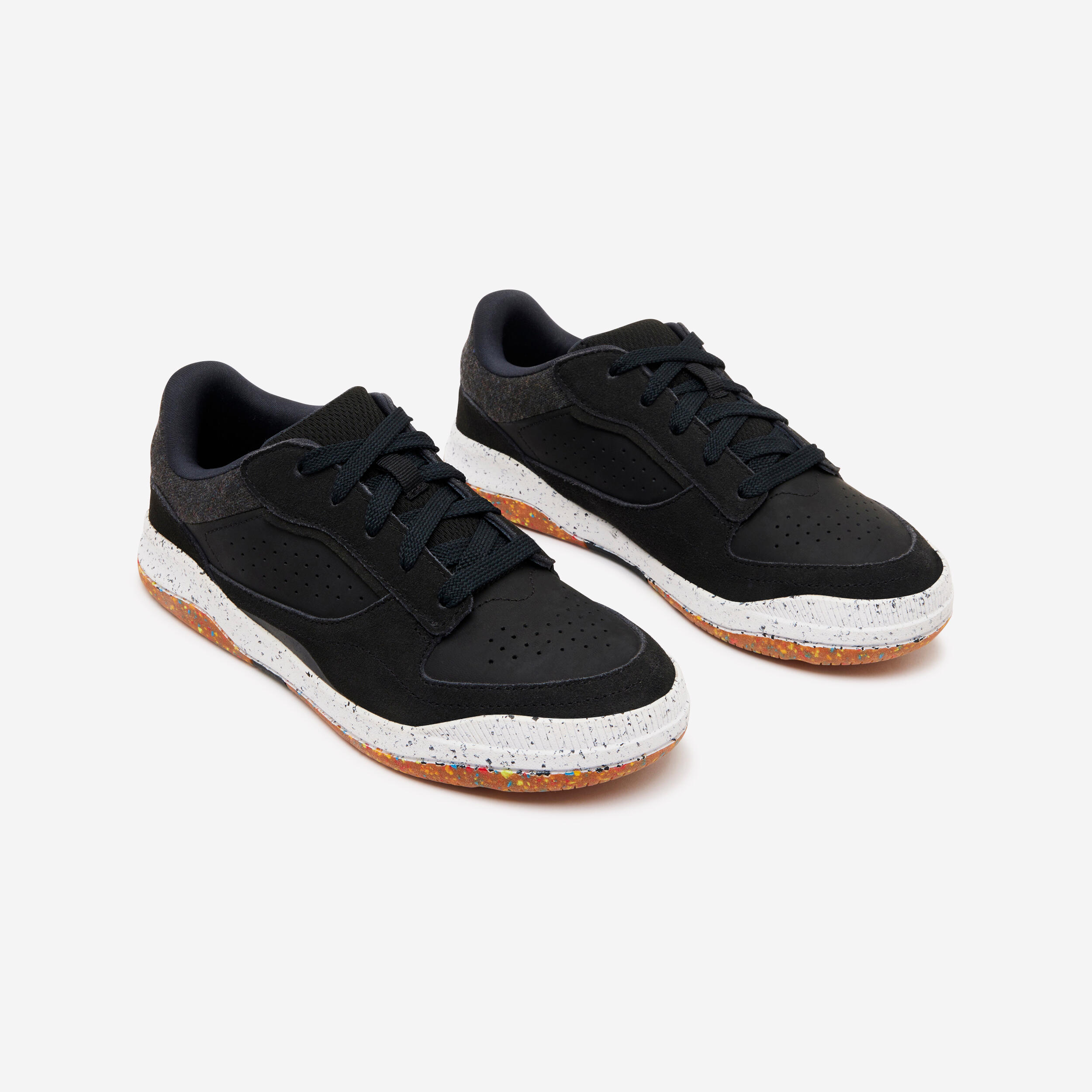 Chaussures à lacets enfant en cuir – Playventure City - DECATHLON