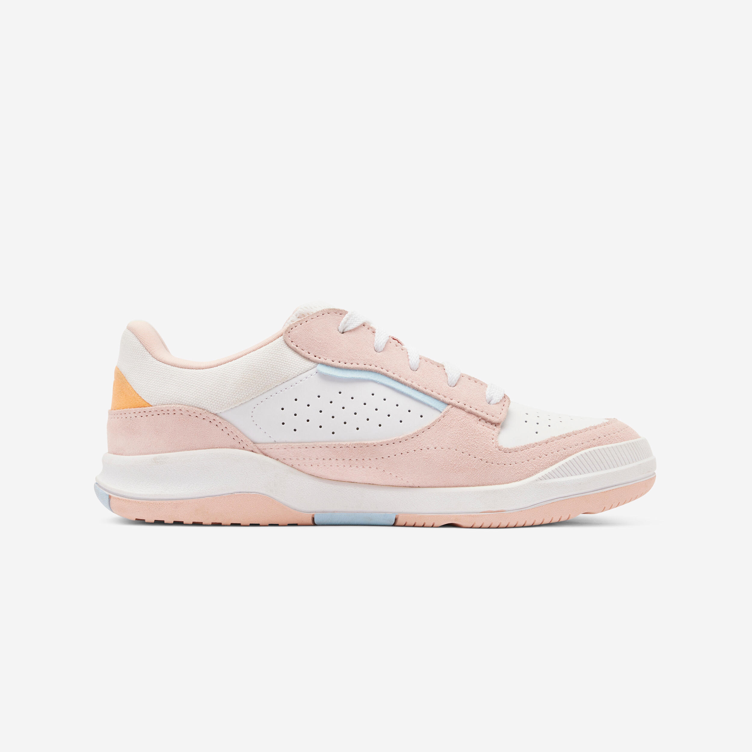 Chaussures multisport à lacets en cuir enfant mixte, Playventure city rose 5/14