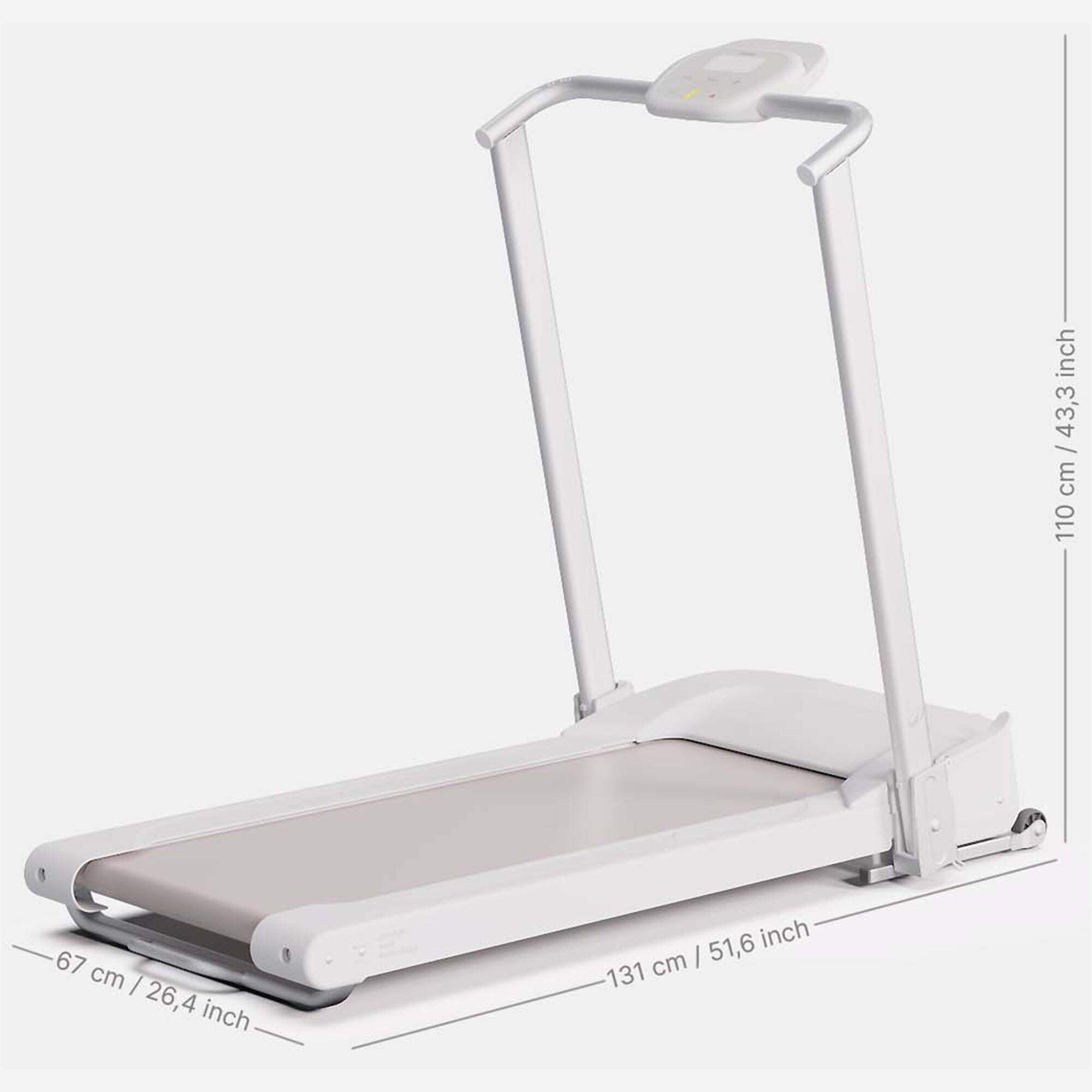 Assembly-Free Compact Treadmill W500B 8 km/h, 40x100 cm 3/5
