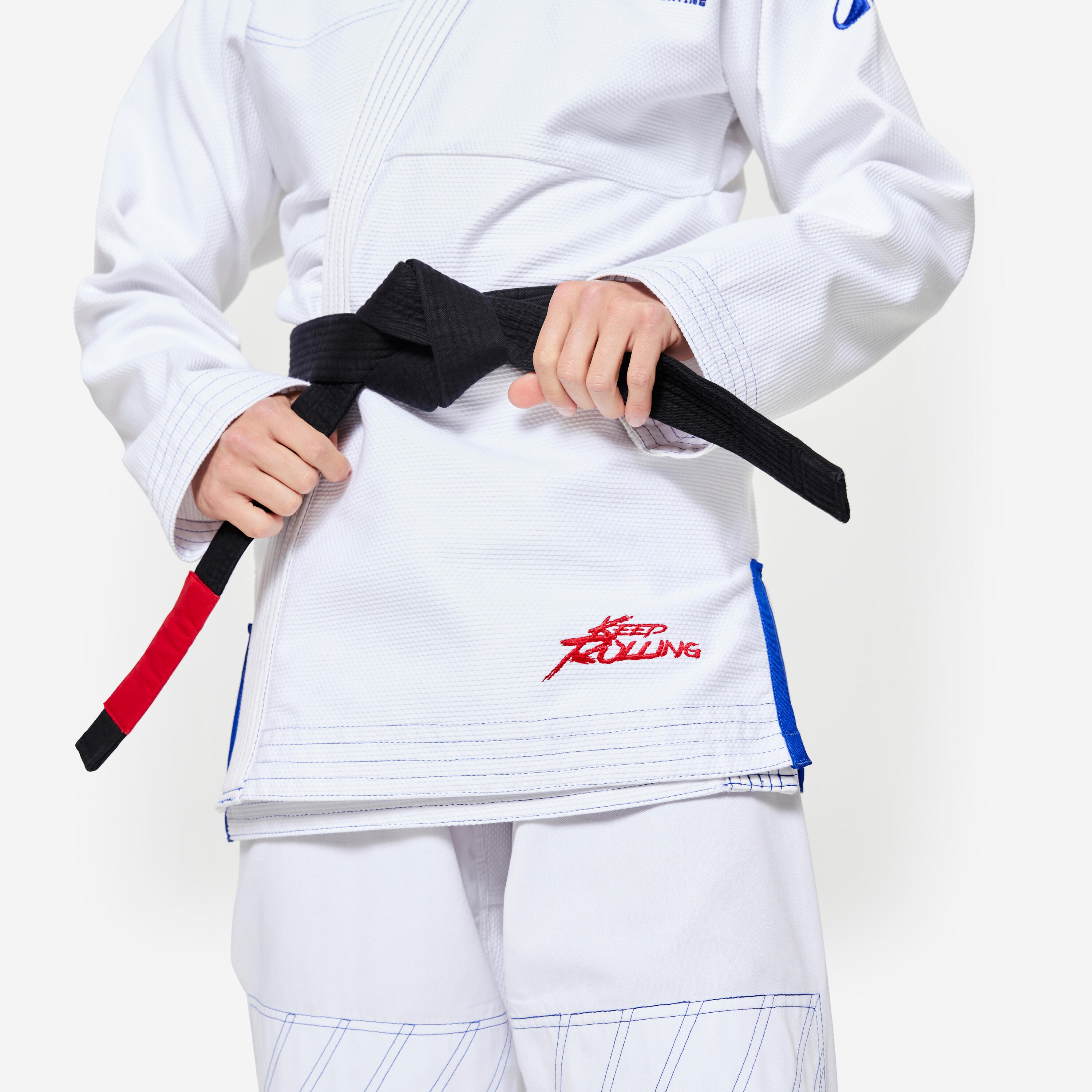 Gi adulto Brazilian jiu-jitsu 500 450g/m² bianco 3/7