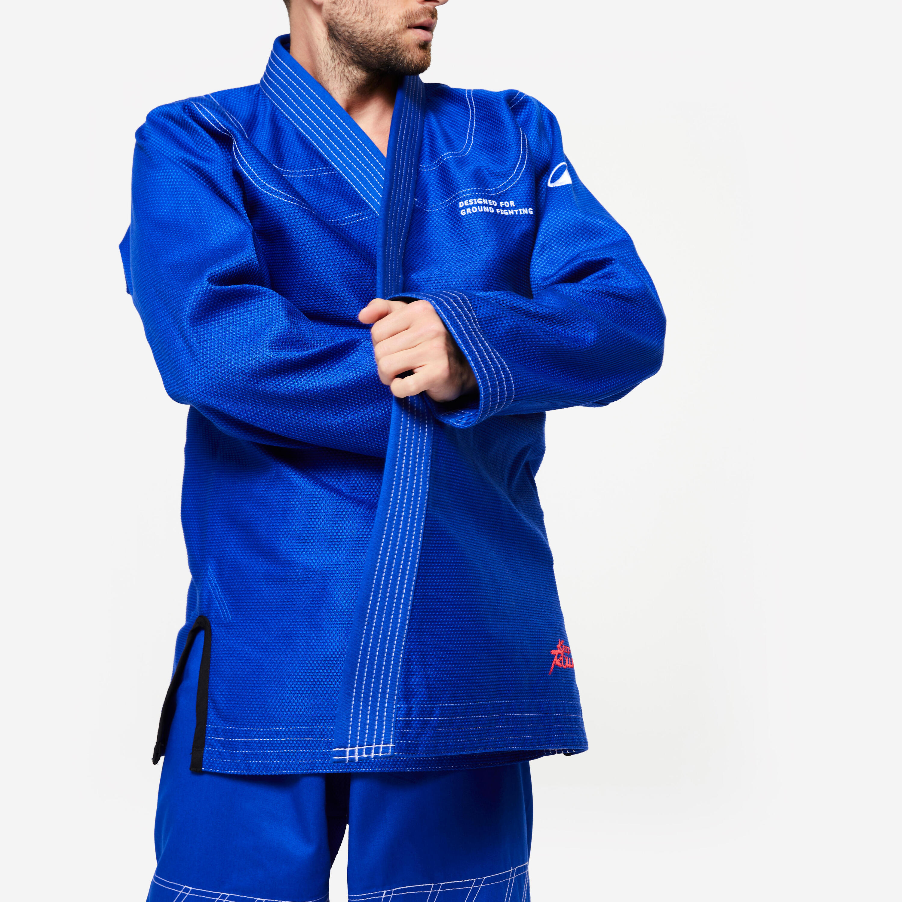 Gi adulto Brazilian jiu-jitsu 500 450g/m² blu 6/6