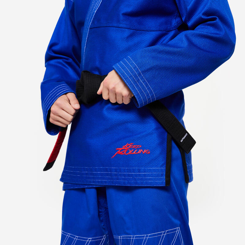 Kimono Brasilianisches Jiu-Jitsu 450 g/m² - blau 