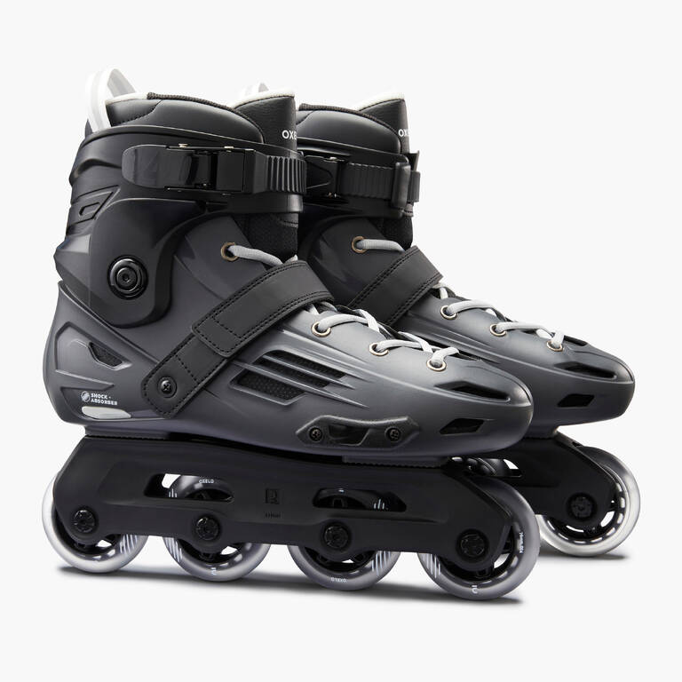 Adult Inline Skates MF140 Hard Shell - Grey