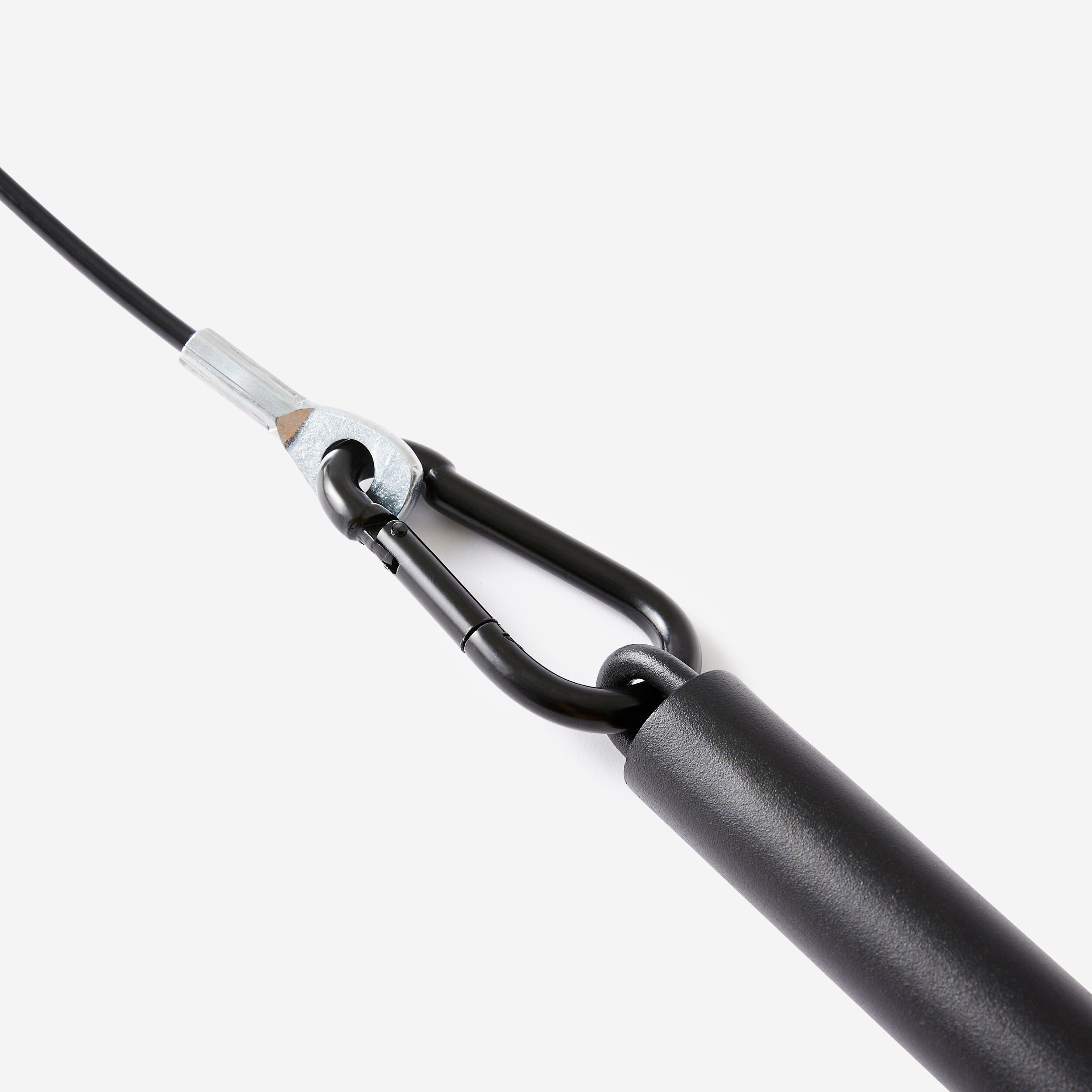 Weight Training Pulley Station With Pull Bar and Disc