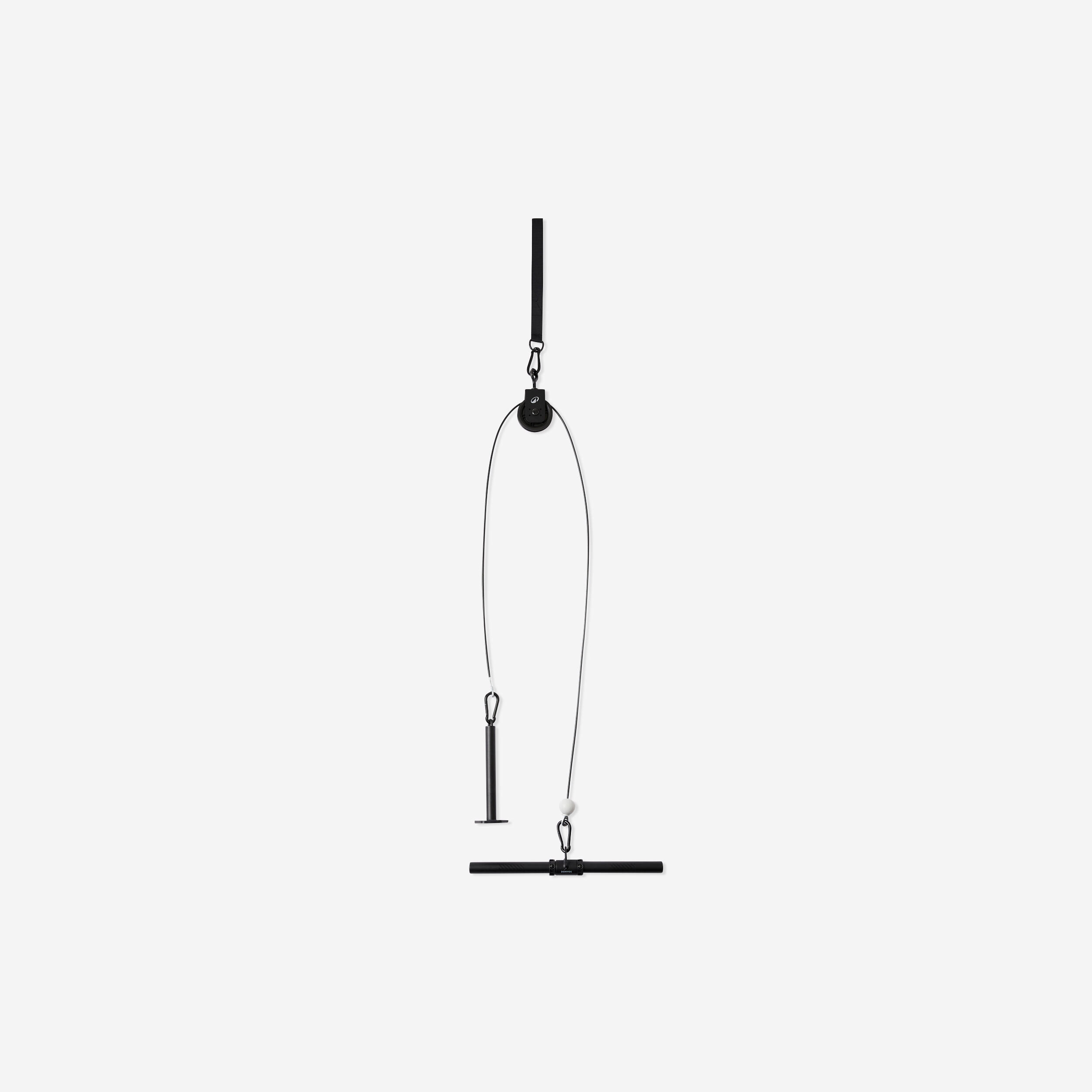 Weight Training Pulley Station With Pull Bar, and Disc - CORENGTH