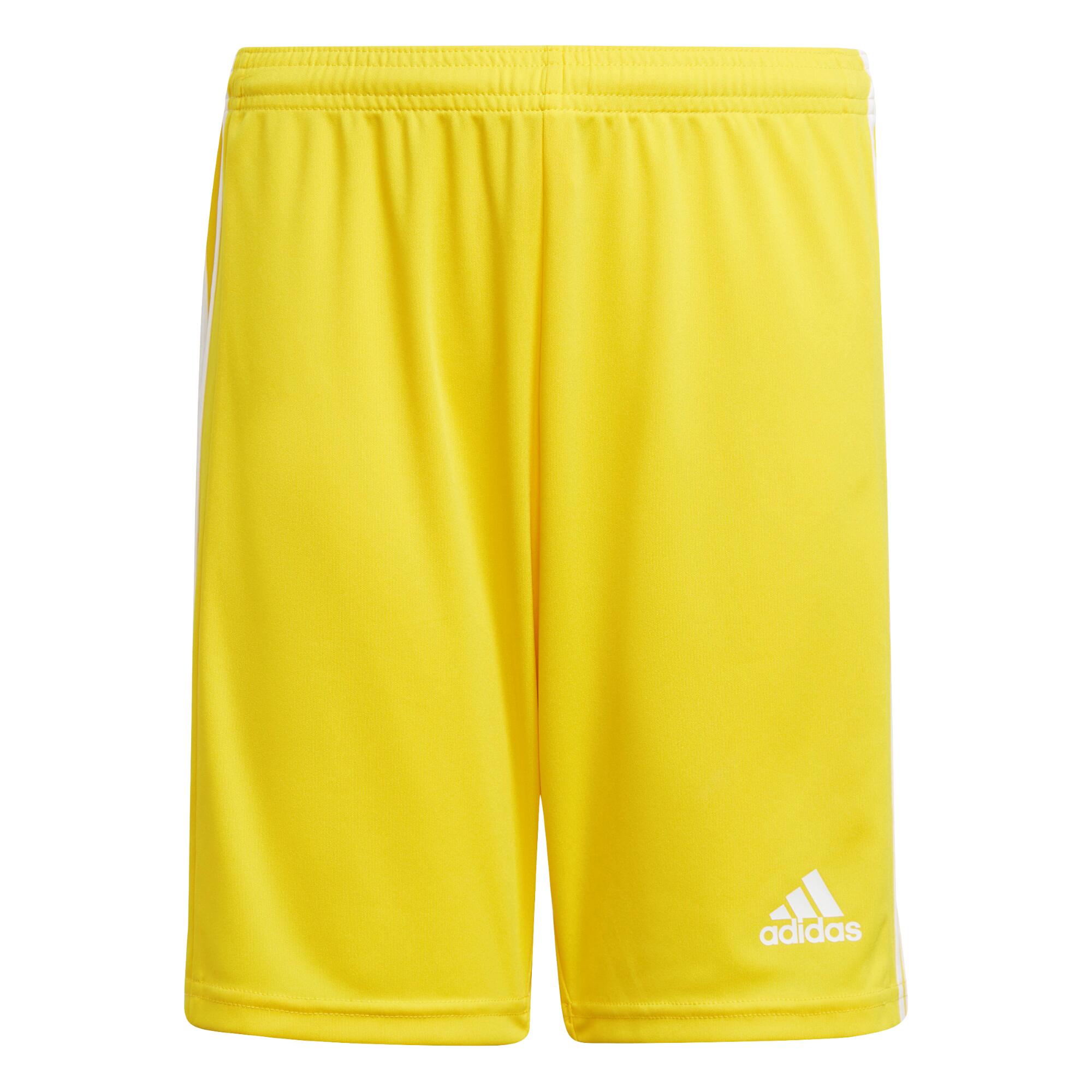 Pantaloncini calcio bambino ADIDAS SQUADRA giallo-bianco |  Adidas