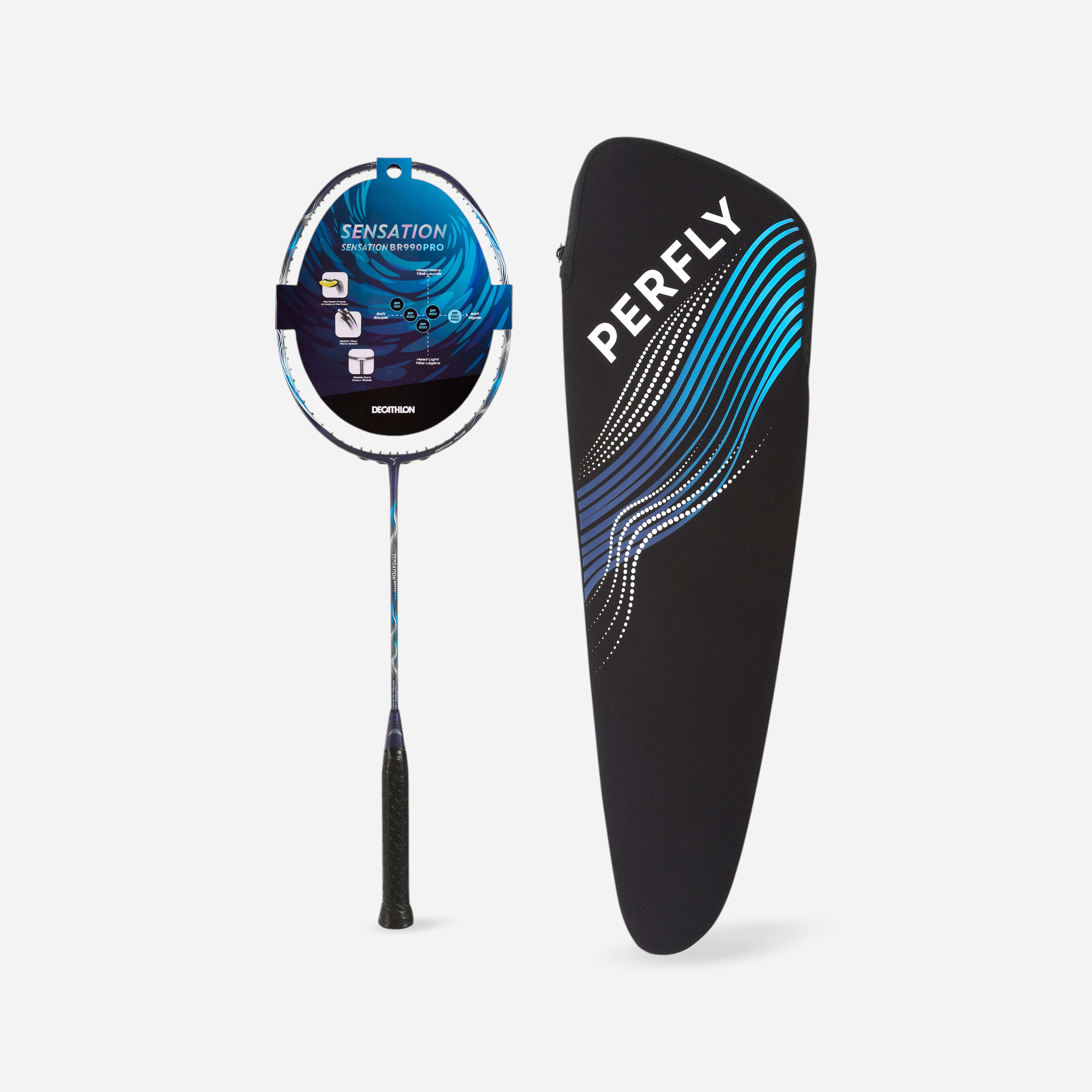 kuikma BADMINTON ADULT RACKET BR SENSATION 990 PRO NAVY-picture-12
