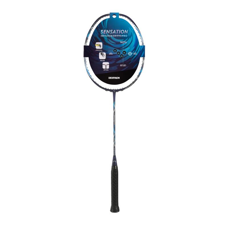 BADMINTONRACKET VOOR VOLWASSENEN BR SENSATION 990 PRO MARINEBLAUW