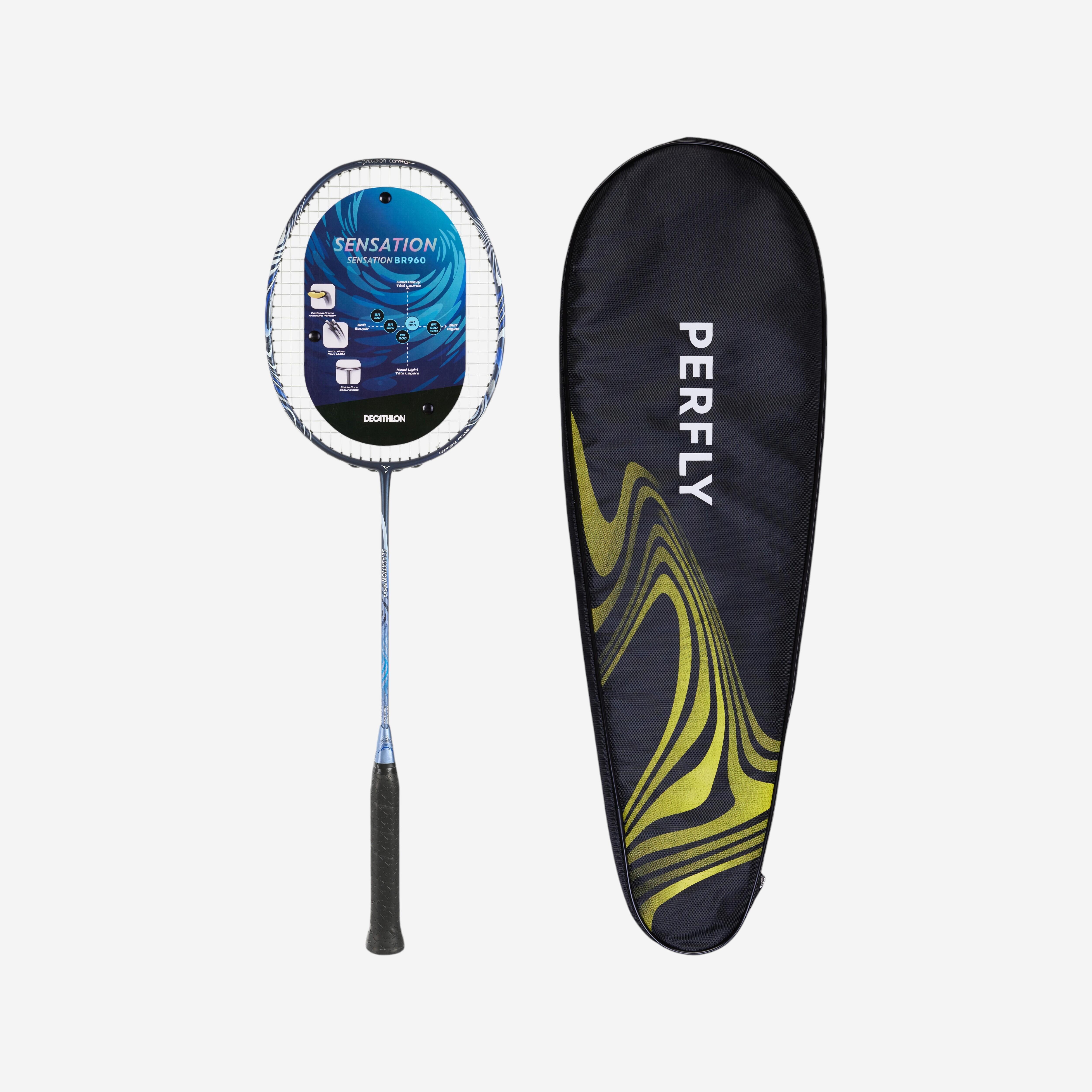 PERFLY Bedmintonová raketa BR Sensation 960 tmavomodrá