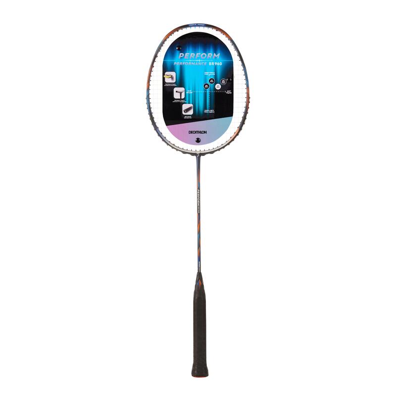 RAQUETE DE BADMINTON ADULTO BR PERFORM 960  AZUL MARINHO