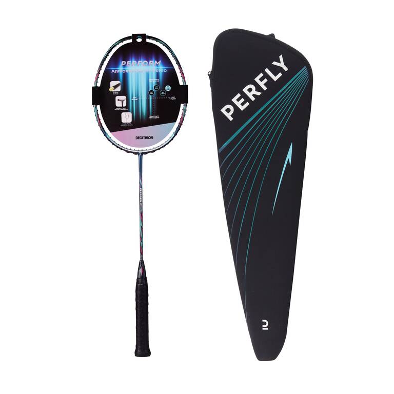 Adult Badminton Carbon Racket BR Perform 990 Pro (Unstrung) - Purple