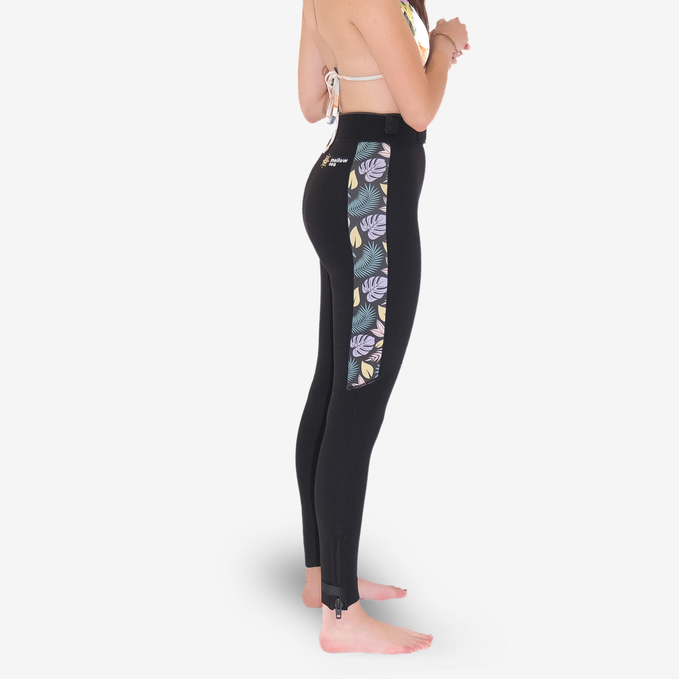 Anfibi - Legging Néoprène 2mm Très Souple Longe Côte Femme Anfibi Mellow Sea - Pantalon Néoprène - Natation - Noir - 52 2xl - Decathlon
