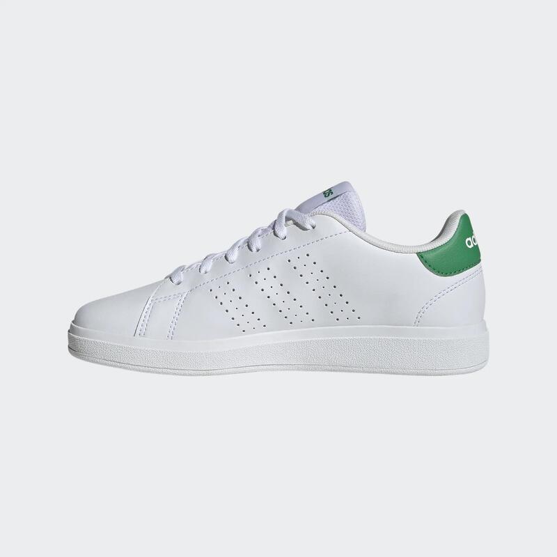 Chaussure Adidas ADVANTAGE enfant - blanc et vert