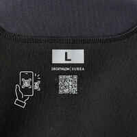 Men's 2 mm neoprene shorty wetsuit with diagonal front zip Easy