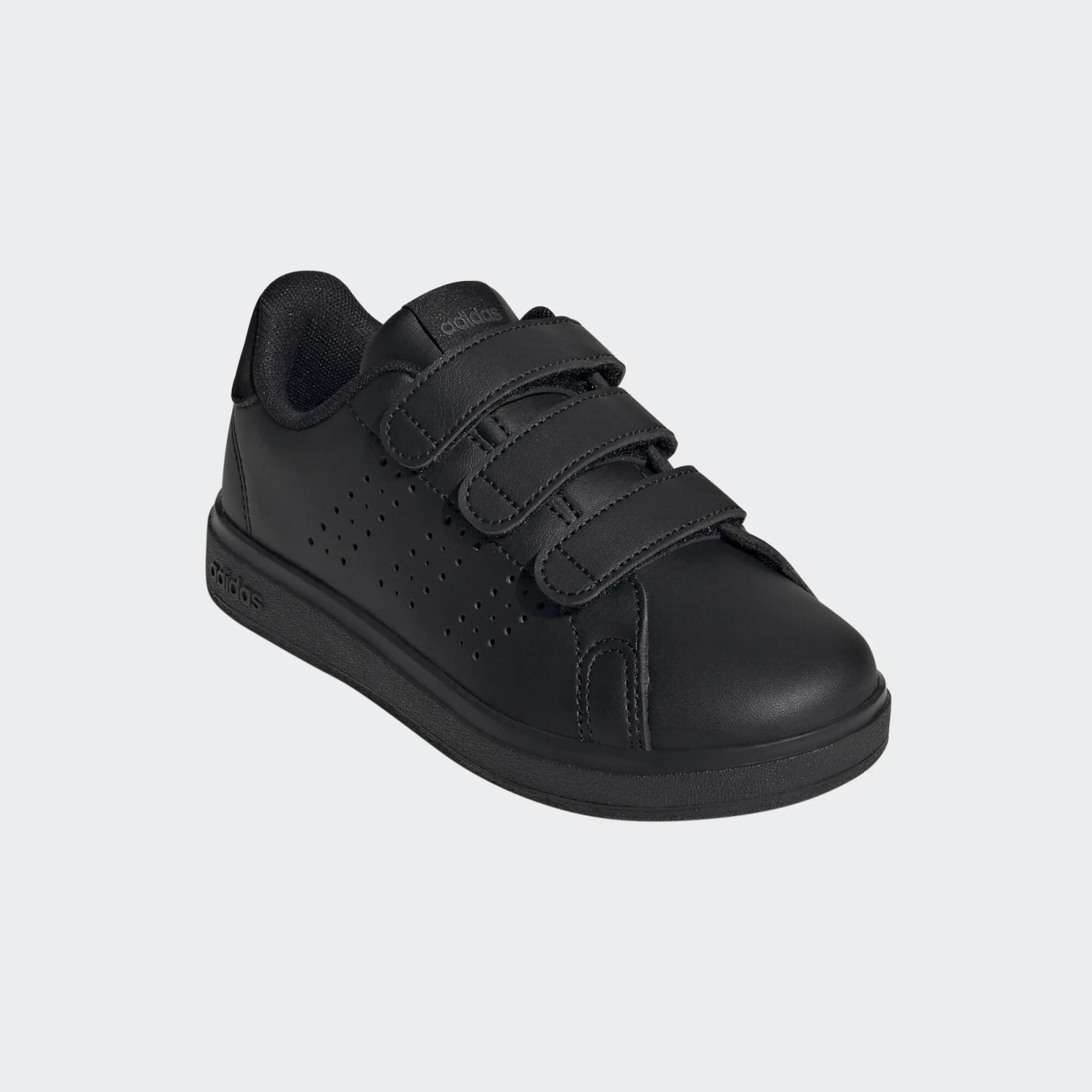 Chaussure adidas ADVANTAGE scratch enfant - noir 2/9