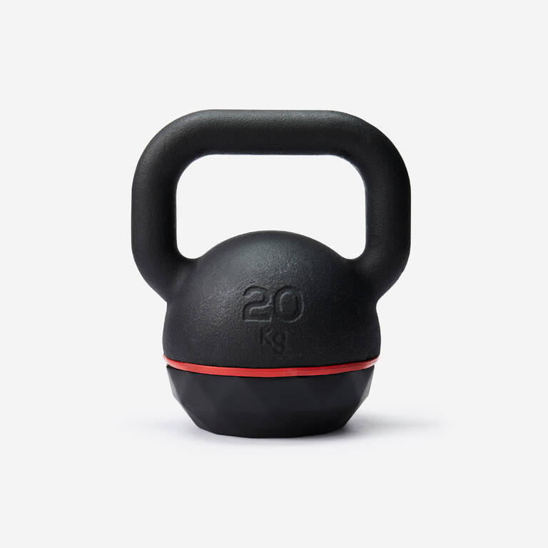 Gym Kettlebell 20 Kg Black Re