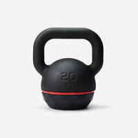 Cast Iron Kettlebell with Rubber Base 20 kg