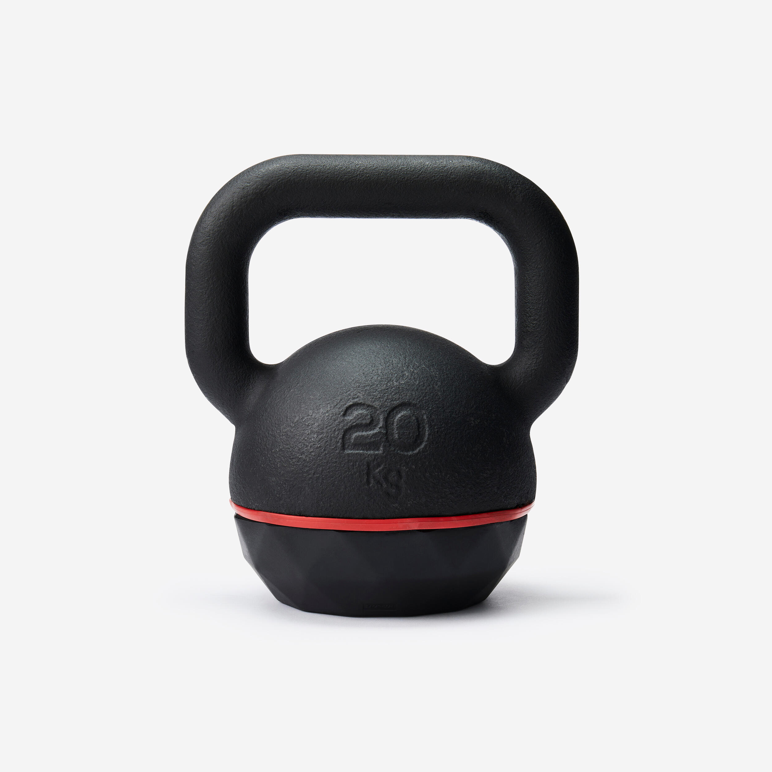 CORENGTH Kettlebell en fonte et base caoutchouc - 20 kg