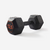 Haltères de cross training et musculation 12,5 kg - dumbbell hexagonale noire