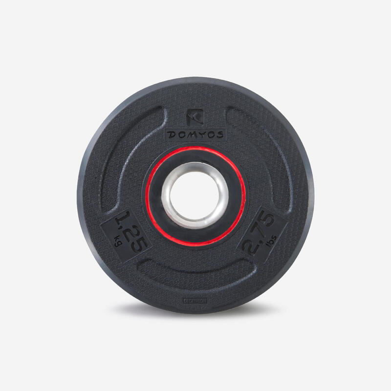 Gumový kotouč na posilování 1,25 kg 28 mm