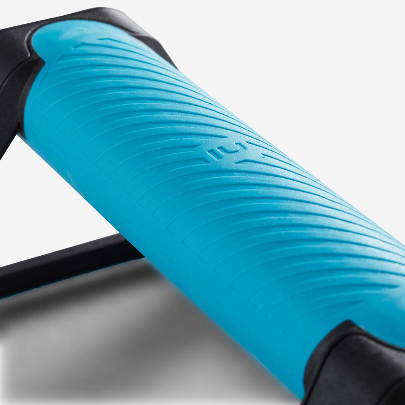 Liegestützgriffe - Push Up Bars 500 blau