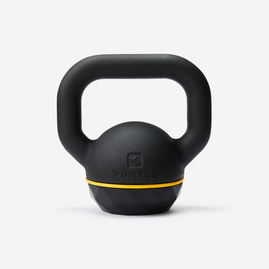 Kettlebell 12 kg liatinový s gumenou základňou