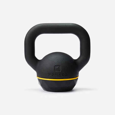 Cast Iron Kettlebell with Rubber Base 12 kg