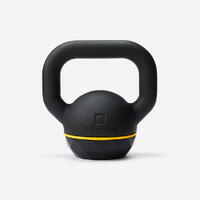 Kettlebell en fonte et base caoutchouc - 12 kg