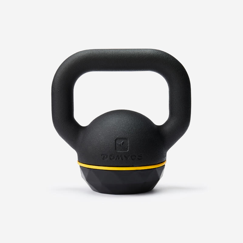 Kettlebell gietijzer met rubberen basis 12 kg