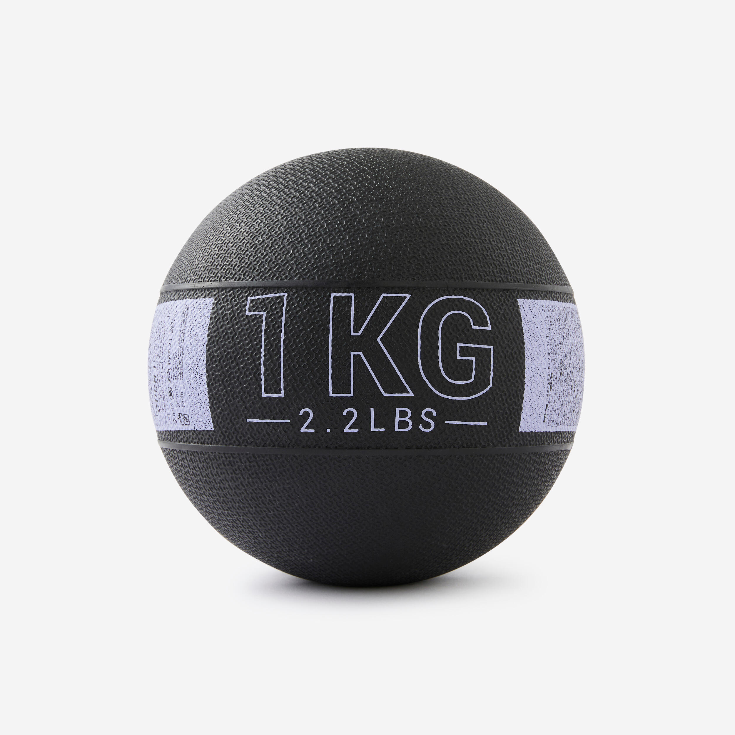 kg Rubber Medicine Ball Black/Grey
