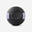 Medicine ball 1 kg rubber zwart grijs