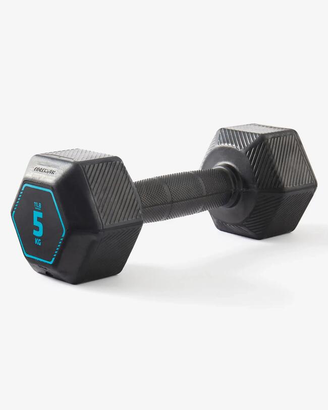MANUBRIO ESAGONALE HEX DUMBBELL CROSS TRAINING 5 KG