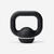 Kettlebell en fonte et base caoutchouc 4 kg, fonte en partie recyclée