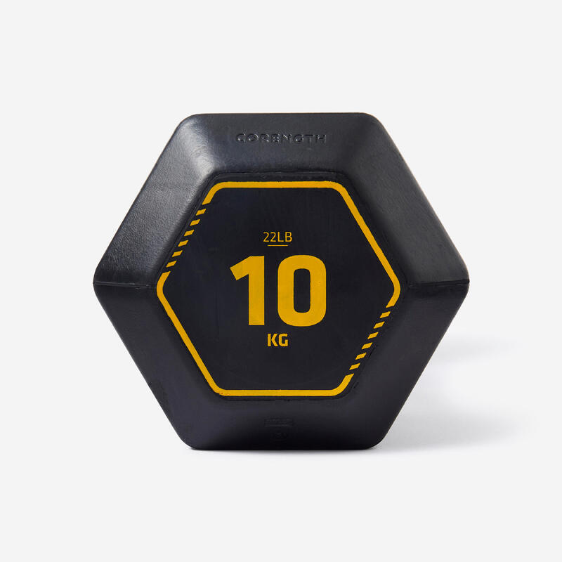 Haltère unique hexagonale 2