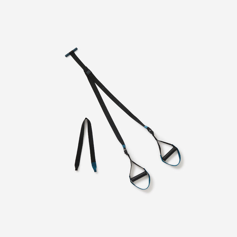 Correias de Suspensão de Musculação e Cross Training Preto e Azul