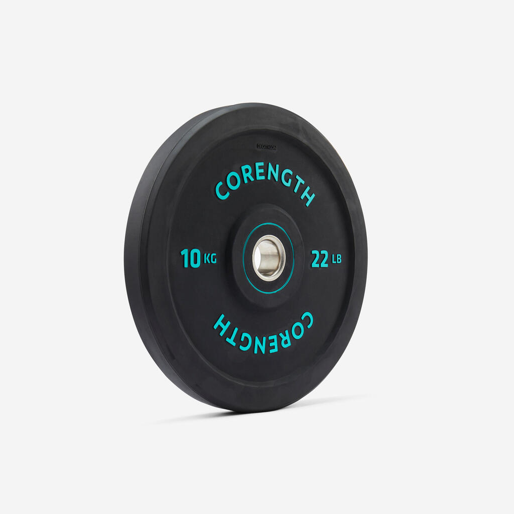 Ploščata utež (10 kg), not. premer 50 mm