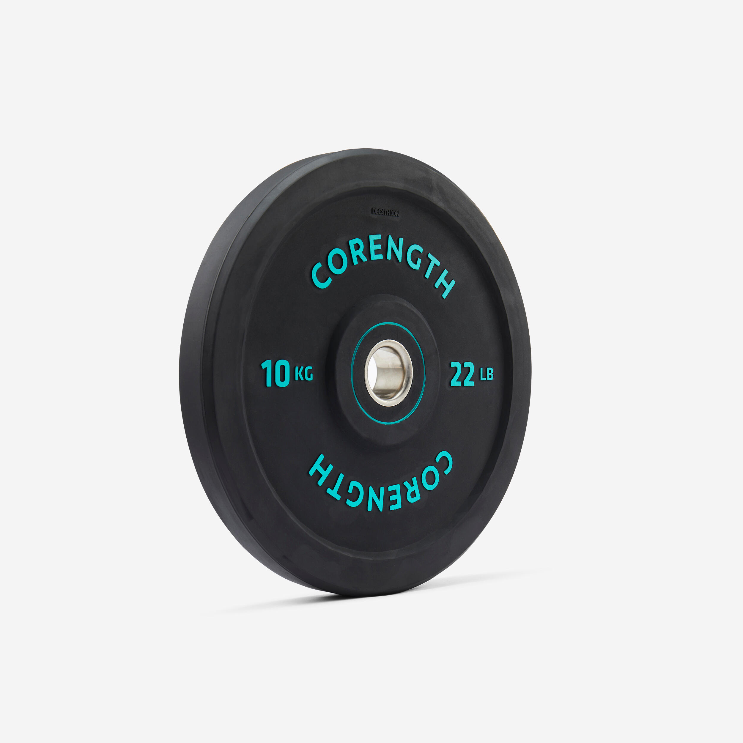 Weightlifting 10 kg Bumper Disc  - DOMYOS