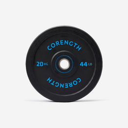 Disque bumper d&#039;haltérophilie 20 kg, diamètre intérieur 50 mm