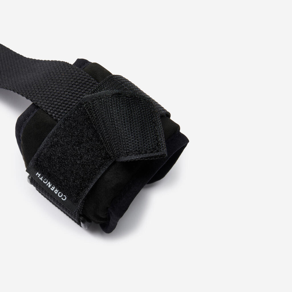 Weight Training Lifting Strap With Wrist Support - Black