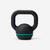 Kettlebell en fonte et base caoutchouc 6 kg, composé à 80 % de fonte recyclée