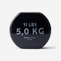 Crne bučice za fitnes (2 komada po 5 kg)